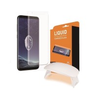 T-MAX UV Glass Samsung + Λάμπα UV Galaxy S8 Διάφανο