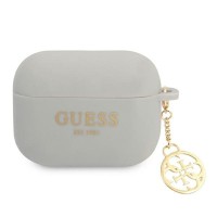 Θήκη Σιλικόνης Guess Charm Collection για Apple AirPods Pro Γκρι