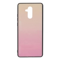 Glass Case Huawei Mate 20 Lite Κίτρινο / Ροζ