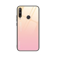 Glass Case Huawei P40 Lite E Κίτρινο / Ροζ