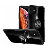 Carbon Clear Ring TPU Apple iPhone 12 mini Μαύρο