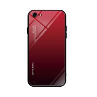 Glass Case Apple iPhone 7 / iPhone 8 / iPhone SE 2020 / iPhone SE 2022 Μαύρο / Κόκκινο