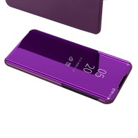 Clear View Cover Samsung Galaxy A71 Μωβ