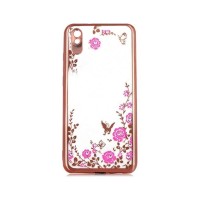 Diamond Case Xiaomi Redmi 9A / Redmi 9AT Ροζ Χρυσό