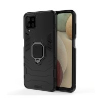 Ring Armor Kickstand magnetic car holder Samsung Galaxy A12 / Galaxy M12 Μαύρο