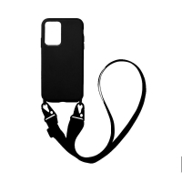 Θήκη Σιλικόνης με Strap CarryHang Sonique Samsung Galaxy A52 4G/5G / Galaxy A52s 5G Μαύρο