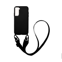 Θήκη Σιλικόνης με Strap CarryHang Sonique Samsung Galaxy S21 Plus Μαύρο