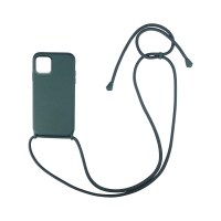 Θήκη Σιλικόνης με Κορδόνι CarryHang Sonique Apple iPhone 13 Πράσινο Σκούρο