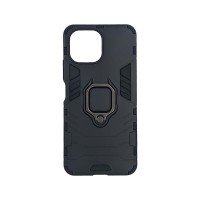 Ring Armor Kickstand magnetic car holder Xiaomi Mi 11 Lite 4G / Mi 11 Lite 5G Μαύρο