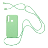 Θήκη Σιλικόνης με Κορδόνι CarryHang Sonique Xiaomi Redmi Note 8 / Redmi Note 8 2021 Πράσινο Ανοιχτό