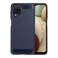 Θήκη Σιλικόνης Sonique Carbon Brushed Samsung Galaxy A12 / Galaxy M12 Μπλέ