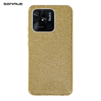 Θήκη Σιλικόνης Sonique Shiny Xiaomi Redmi 10C Χρυσό