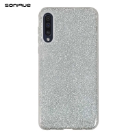 Θήκη Σιλικόνης Sonique Shiny Samsung Galaxy A50 / Galaxy A50S / Galaxy A30S Ασημί