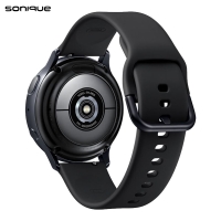 Λουράκι Σιλικόνης Universal Soft Band Sonique 22mm για Samsung, Huawei, Amazfit, Xiaomi, Honor Μαύρο