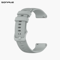 Λουράκι Σιλικόνης Dot Band Sonique 18mm για Garmin Forerunner255S/Venu 2S/vivomove 3S/vivoactive 4S Γκρι