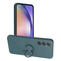 Θήκη Σιλικόνης Ring Case Samsung Galaxy A54 5G Πράσινο Σκούρο