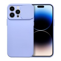 Θήκη Σιλικόνης Slide Case Apple iPhone 14 Pro Max Λιλά