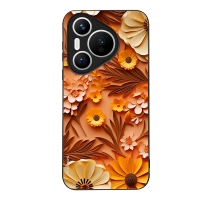 Θήκη Sonique 3D Flower Series για Huawei Pura 70 Πορτοκαλί