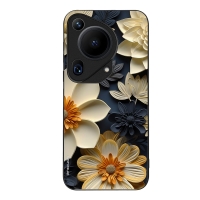 Θήκη Sonique 3D Flower Series για Huawei Pura 70 Ultra Εκρού