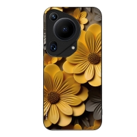 Θήκη Sonique 3D Flower Series για Huawei Pura 70 Ultra Κίτρινο