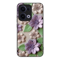 Θήκη Sonique 3D Flower Series για Oppo Reno13 5G Βιολετί