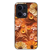 Θήκη Sonique 3D Flower Series για Oppo Reno13 5G Πορτοκαλί