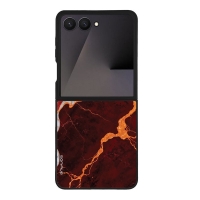 Θήκη Sonique Marble Series για Samsung Galaxy Z Flip 7 Κόκκινο
