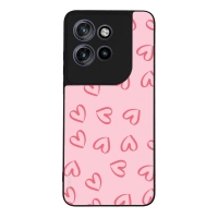 Θήκη Sonique Heart Series για Motorola Edge 50 Neo 5G Ροζ