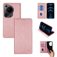 Θήκη Πορτοφόλι Vintage Magnet Wallet Sonique Huawei Pura 70 Ultra Ροζ Χρυσό
