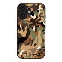 Θήκη Sonique Camouflage Army Series για Apple iPhone 16 Καφέ