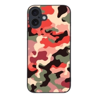 Θήκη Sonique Camouflage Army Series για Apple iPhone 16 Plus Κόκκινο
