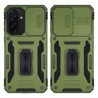 Θήκη Ring Armor CamShield Sonique για Samsung Galaxy A26 5G Χακί