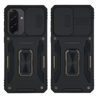 Θήκη Ring Armor CamShield Sonique για Samsung Galaxy A36 5G Μαύρο