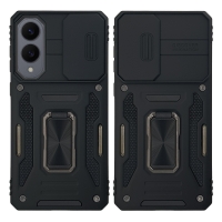 Θήκη Ring Armor CamShield Sonique για Samsung Galaxy S25 Edge Μαύρο