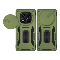 Θήκη Ring Armor CamShield Sonique για Xiaomi Redmi Note 14 Pro 4G Χακί