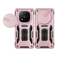 Θήκη Ring Armor CamShield Sonique για Xiaomi Redmi Note 14 Pro Plus 5G Ροζ Χρυσό