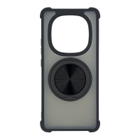 Θήκη Magnetic MagMatte Ring Sonique Xiaomi Redmi Note 14 Pro 5G / Poco X7 5G Μαύρο