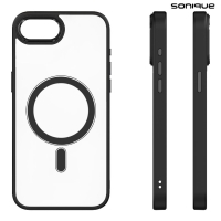 Θήκη Magnetic MagMetal Sonique Apple iPhone 16e Μαύρο