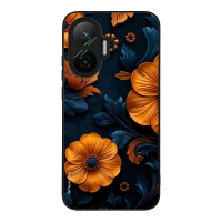 Θήκη Sonique 3D Flower Series για Xiaomi Poco F7 5G Πορτοκαλί 01