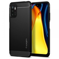 Spigen Rugged Armor Xiaomi Redmi Note 10 5G / Poco M3 Pro 5G Μαύρο