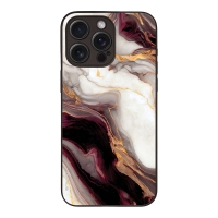 Θήκη Sonique Marble Series για Apple iPhone 15 Pro Max Μπορντώ