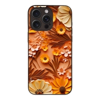 Θήκη Sonique 3D Flower Series για Apple iPhone 15 Pro Max Πορτοκαλί