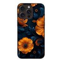 Θήκη Sonique 3D Flower Series για Apple iPhone 15 Pro Max Πορτοκαλί 01