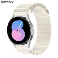 Λουράκι Nylon Alpine Loop Band Sonique 22mm για Samsung, Huawei, Amazfit, Xiaomi, Honor Μπεζ