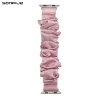 Λουράκι Scruncie Band Sonique για Apple Watch (38/40/41MM) Ροζ