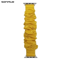 Λουράκι Scruncie Band Sonique για Apple Watch (42/44/45/49MM) Κίτρινο