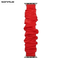 Λουράκι Scruncie Band Sonique για Apple Watch (42/44/45/49MM) Κόκκινο