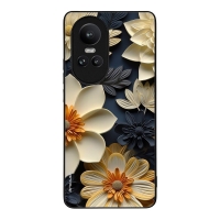 Θήκη Sonique 3D Flower Series για Oppo Reno10 Pro 5G Εκρού
