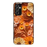 Θήκη Sonique 3D Flower Series για Samsung Galaxy M13 4G Πορτοκαλί
