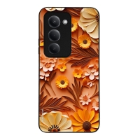 Θήκη Sonique 3D Flower Series για Xiaomi Redmi 15 4G / Redmi 15 5G Πορτοκαλί